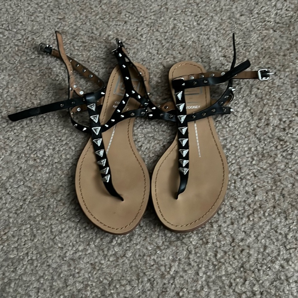 DV by Dolce Vita Black Embellished Sandals